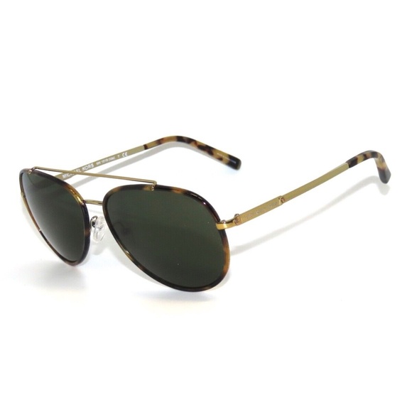 Michael Kors Ida 1019 116371 Havana Gold Green Sunglasses - Picture 1 of 6